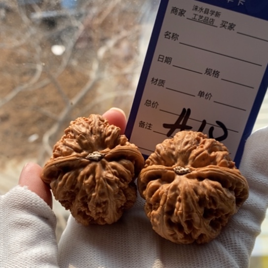 文玩核桃吊坠铜***仔43大粗筋