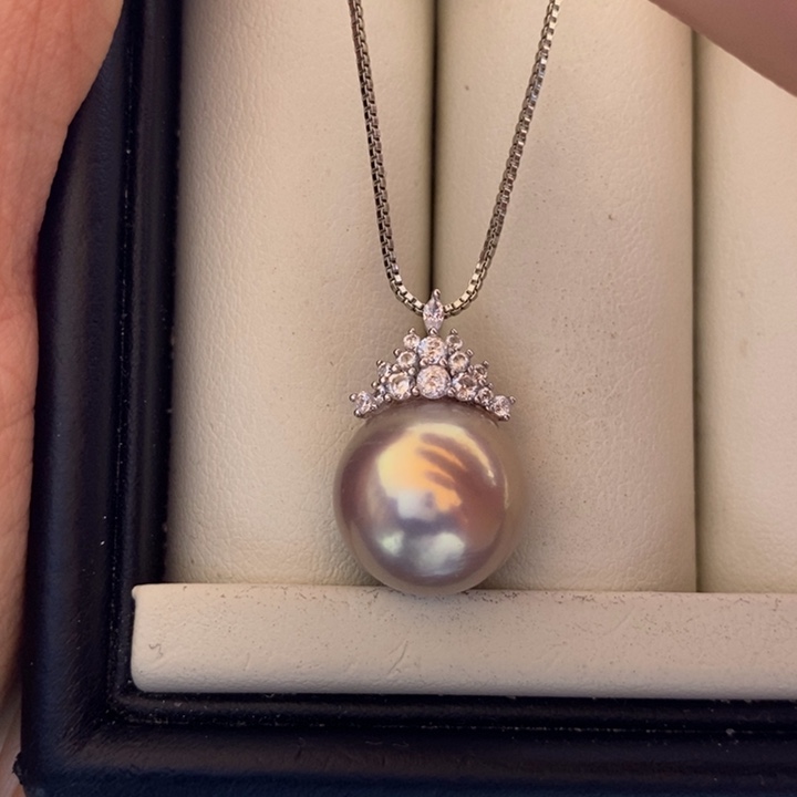 淡水珍珠吊坠(赠链)未镶嵌l**a
