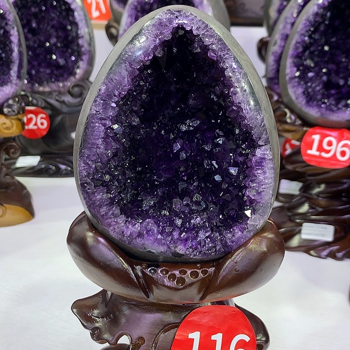 紫晶大型摆件（非配饰）未镶嵌橘***阳蛋