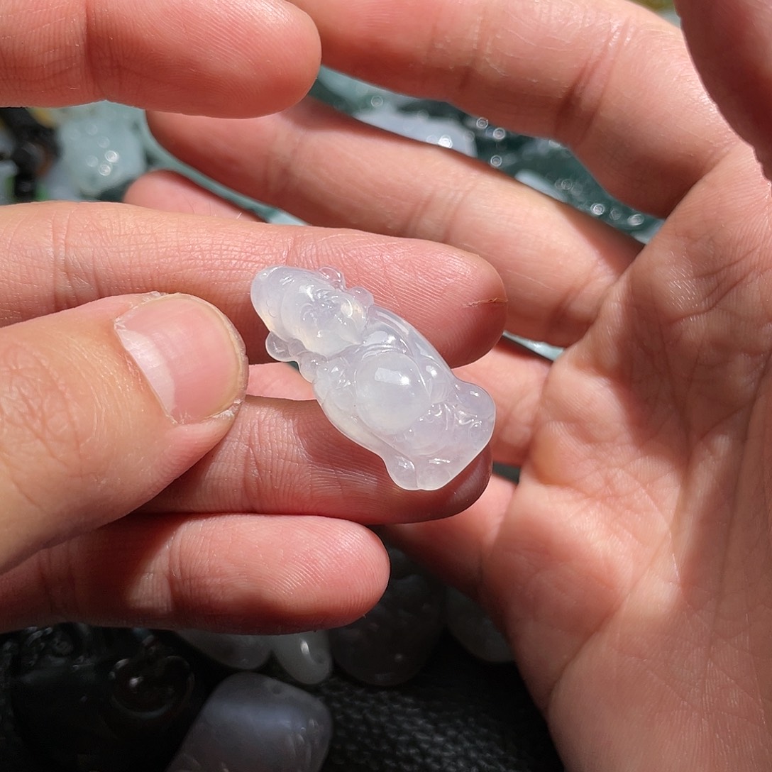 翡翠颈饰未镶嵌@***英翡翠