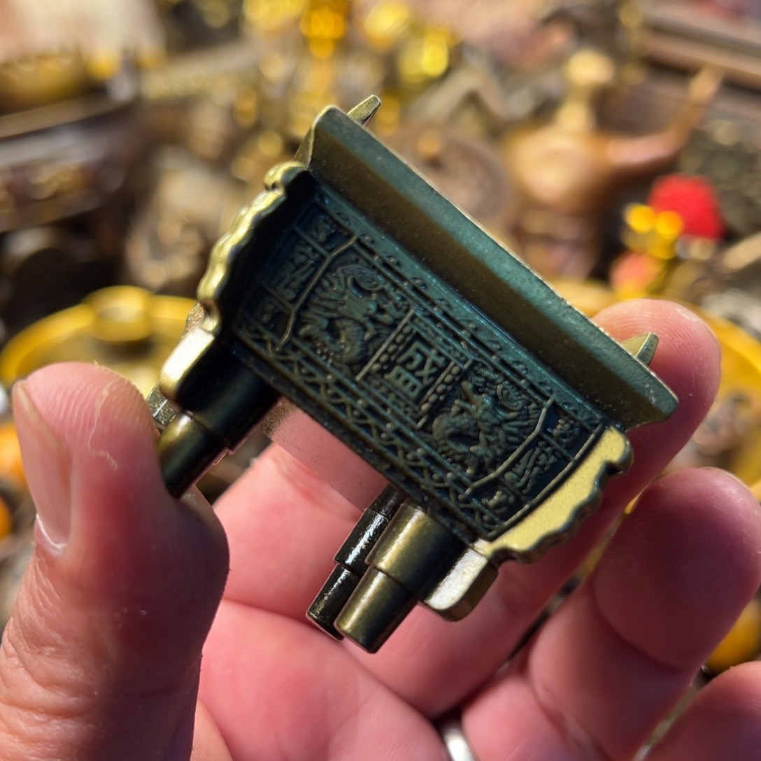 茶壶香炉铜器摆件