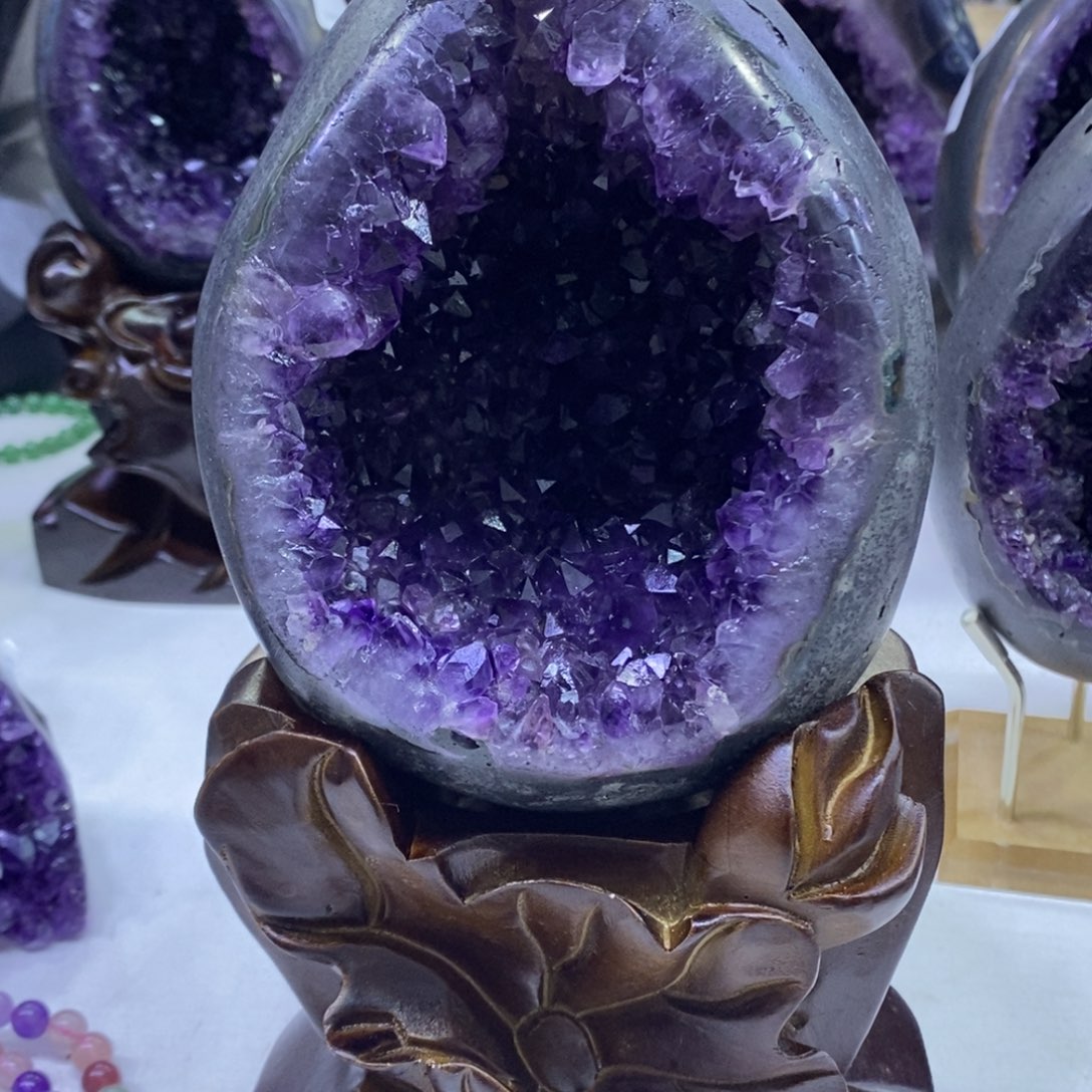 紫晶紫水晶1624未镶嵌蜜*
