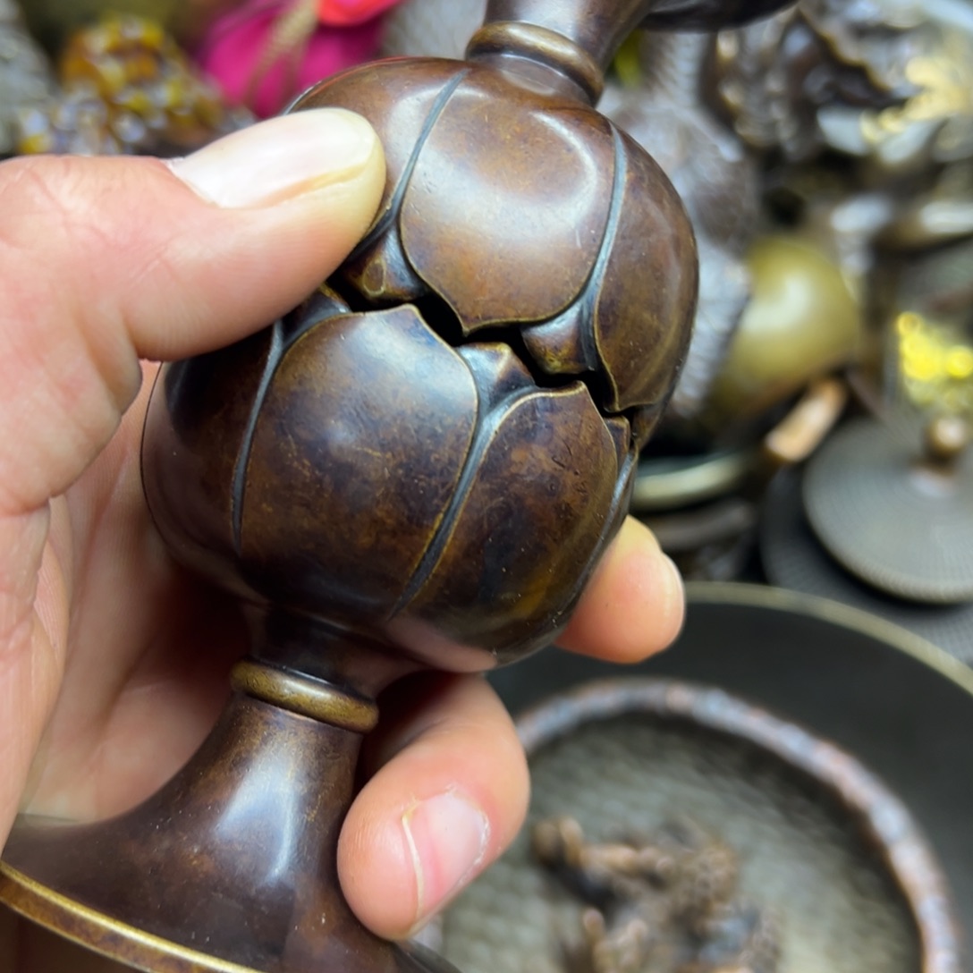 铜摆件欢迎欢迎你