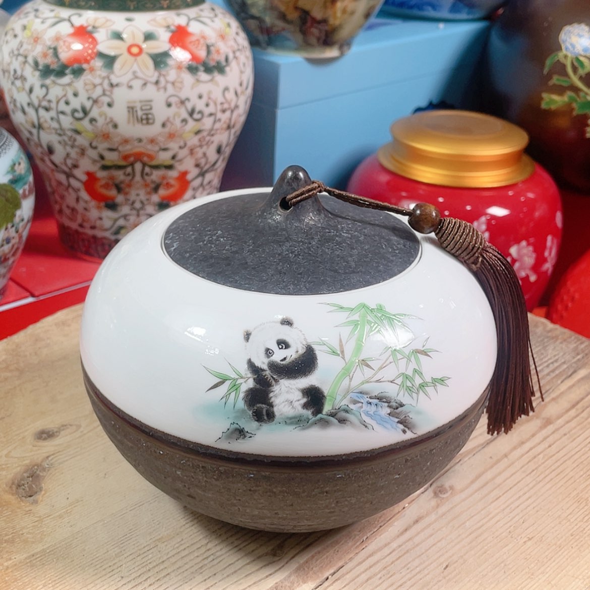 【闪购商品】罐陶瓷茶叶罐密封罐