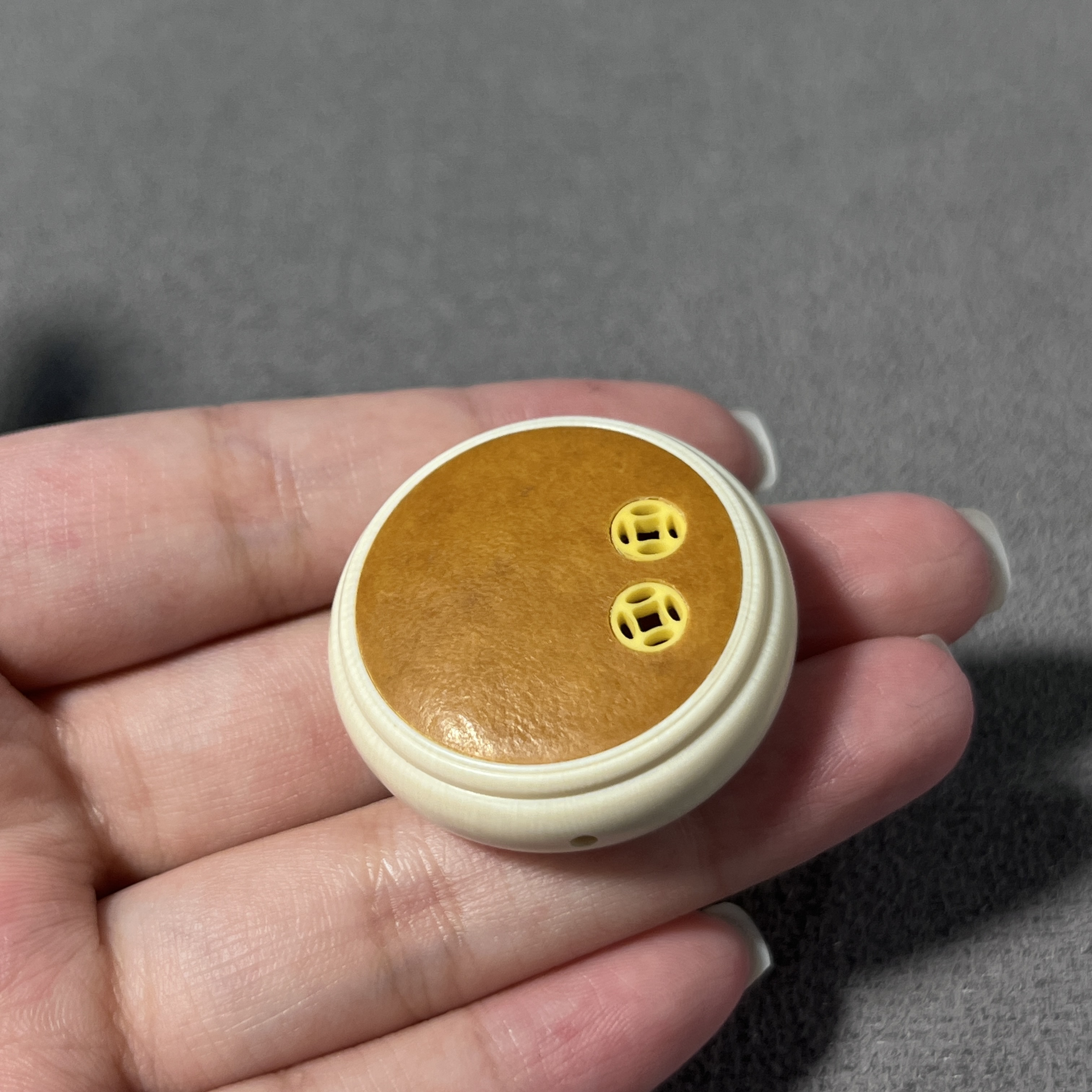 海派香囊金钱窗设计葫芦皮镶嵌