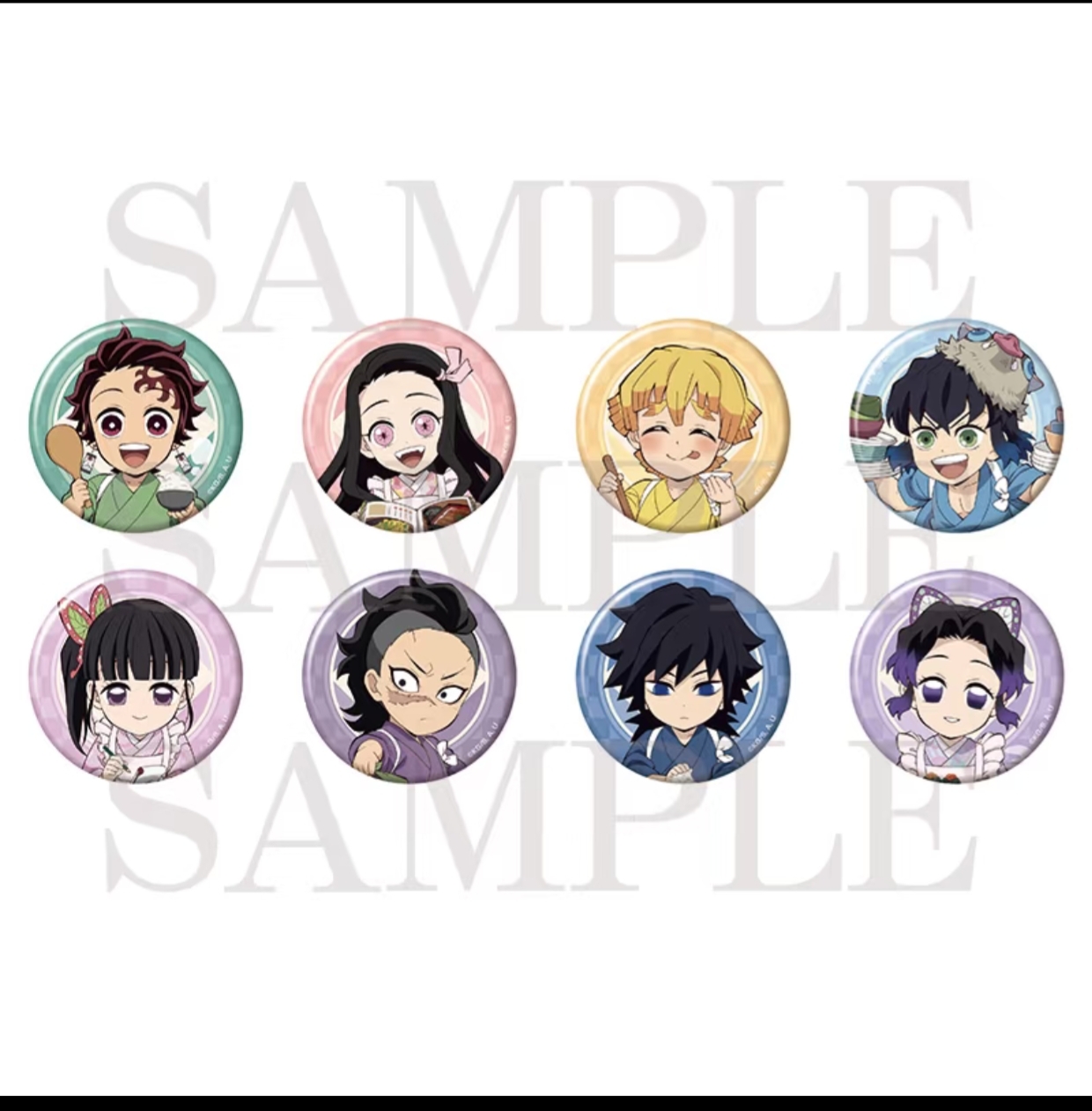 鬼灭之刃 日谷 食堂快闪吧唧盲盒（默认代拆）