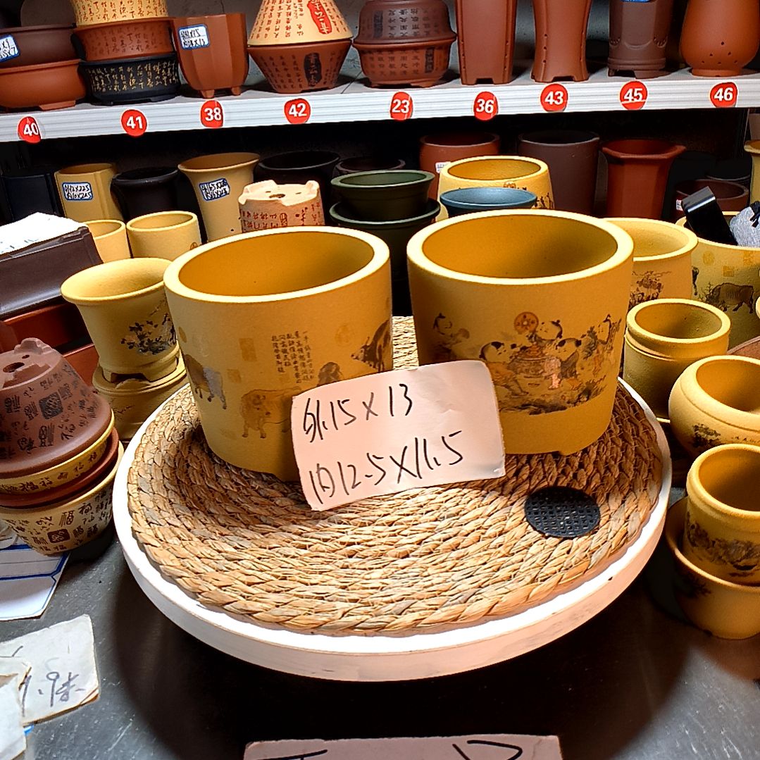 宜兴紫砂花盆盆紫砂