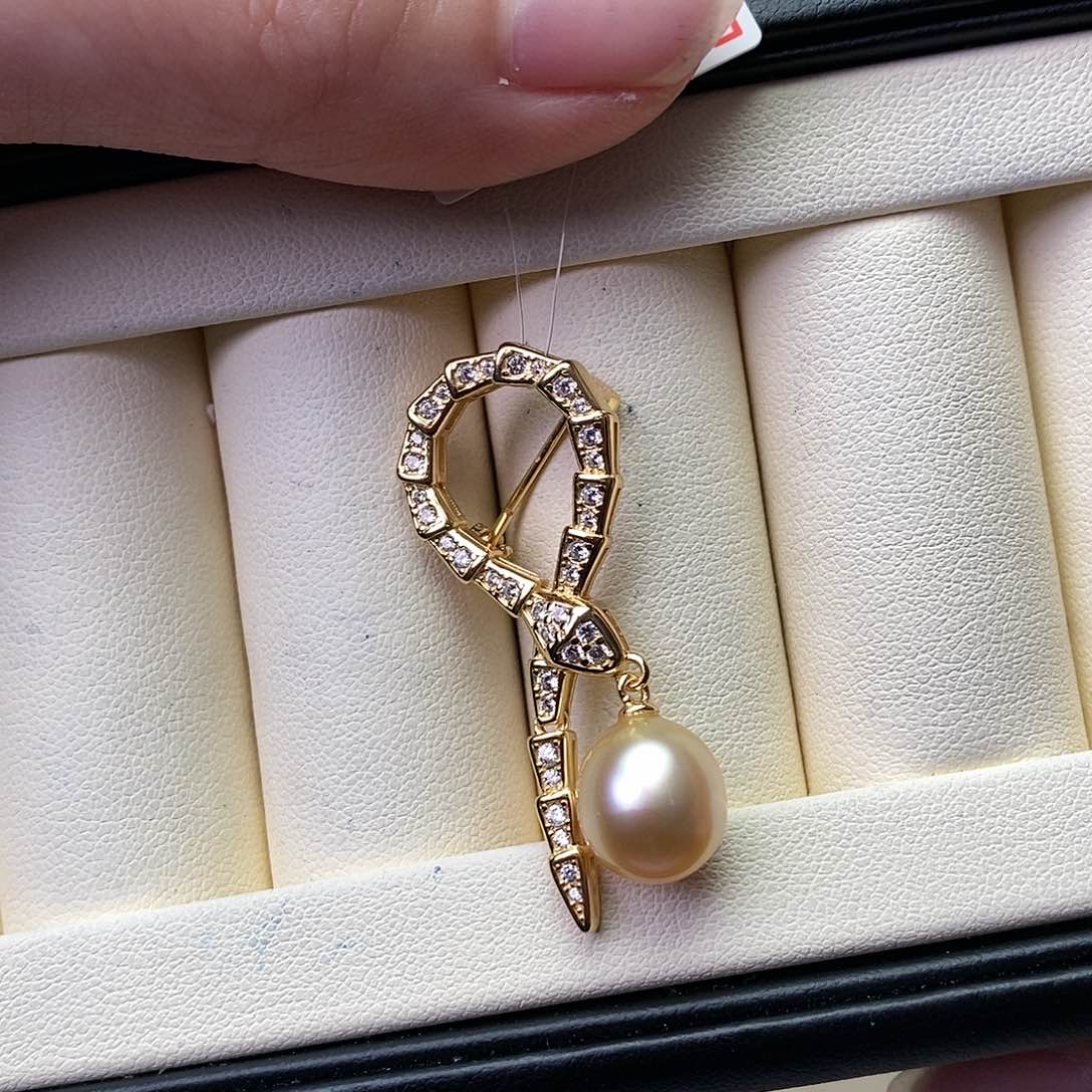 海水珍珠颈饰银S925镶嵌