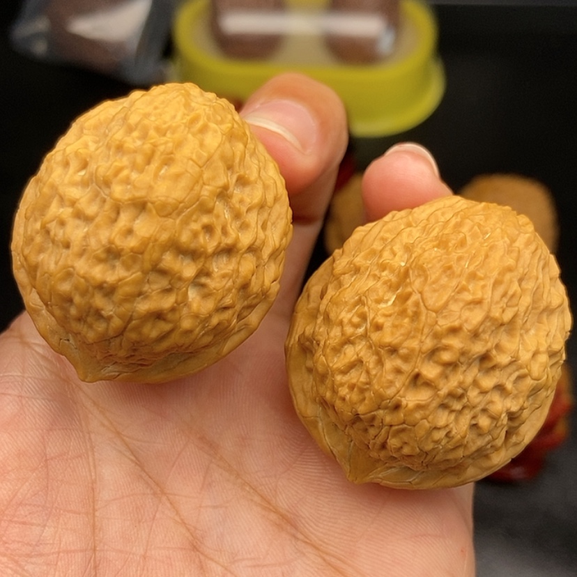 【闪购商品】把件文玩核桃41尺密纹狮子头