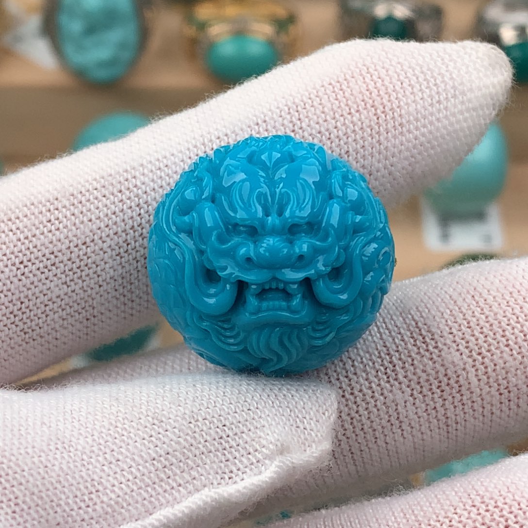 绿松石配饰未镶嵌龙珠卡22