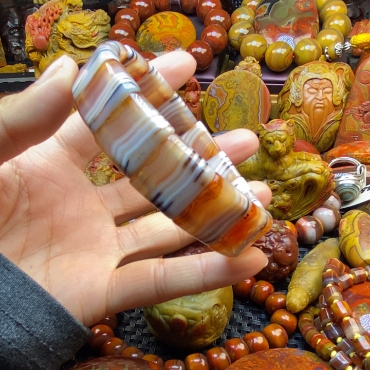 玛瑙/玉髓手链未镶嵌