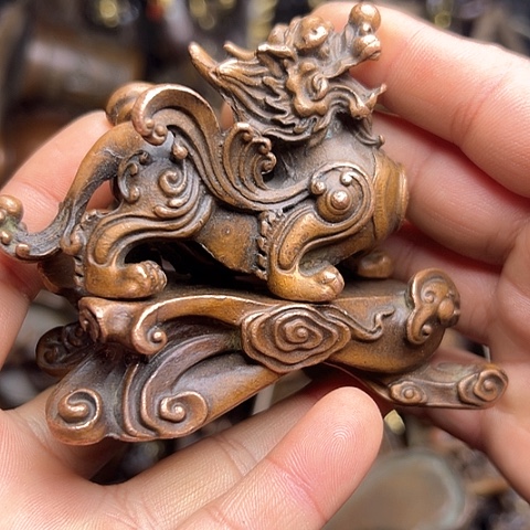 铜制工艺把玩摆件