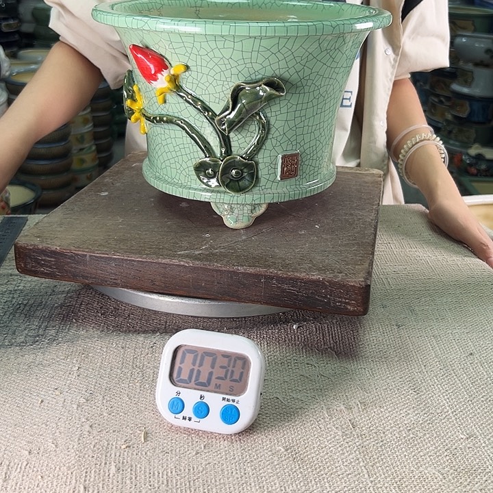 柒***醒泳坤堂石湾花盆陶瓷