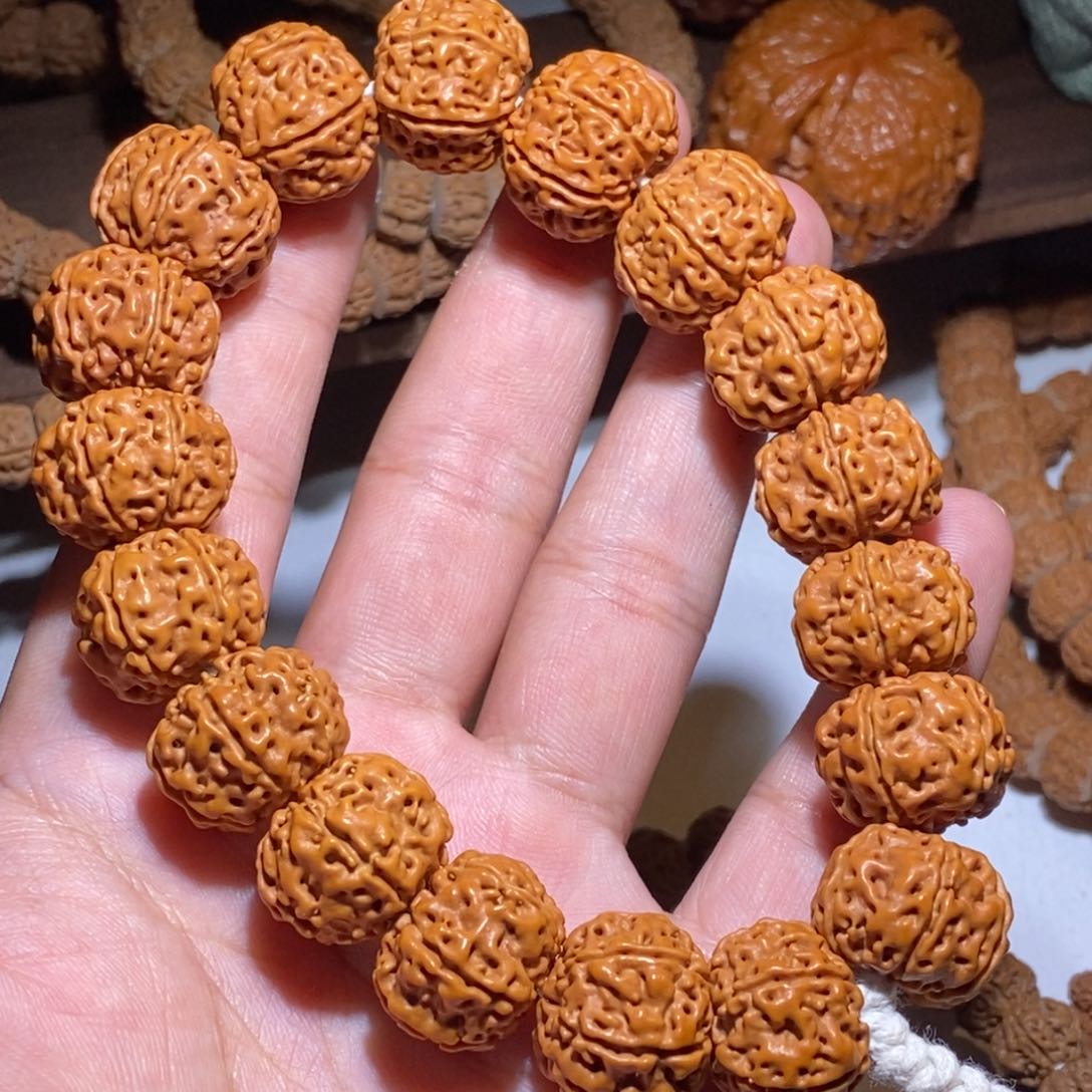 金刚菩提手串六瓣爆肉南瓜