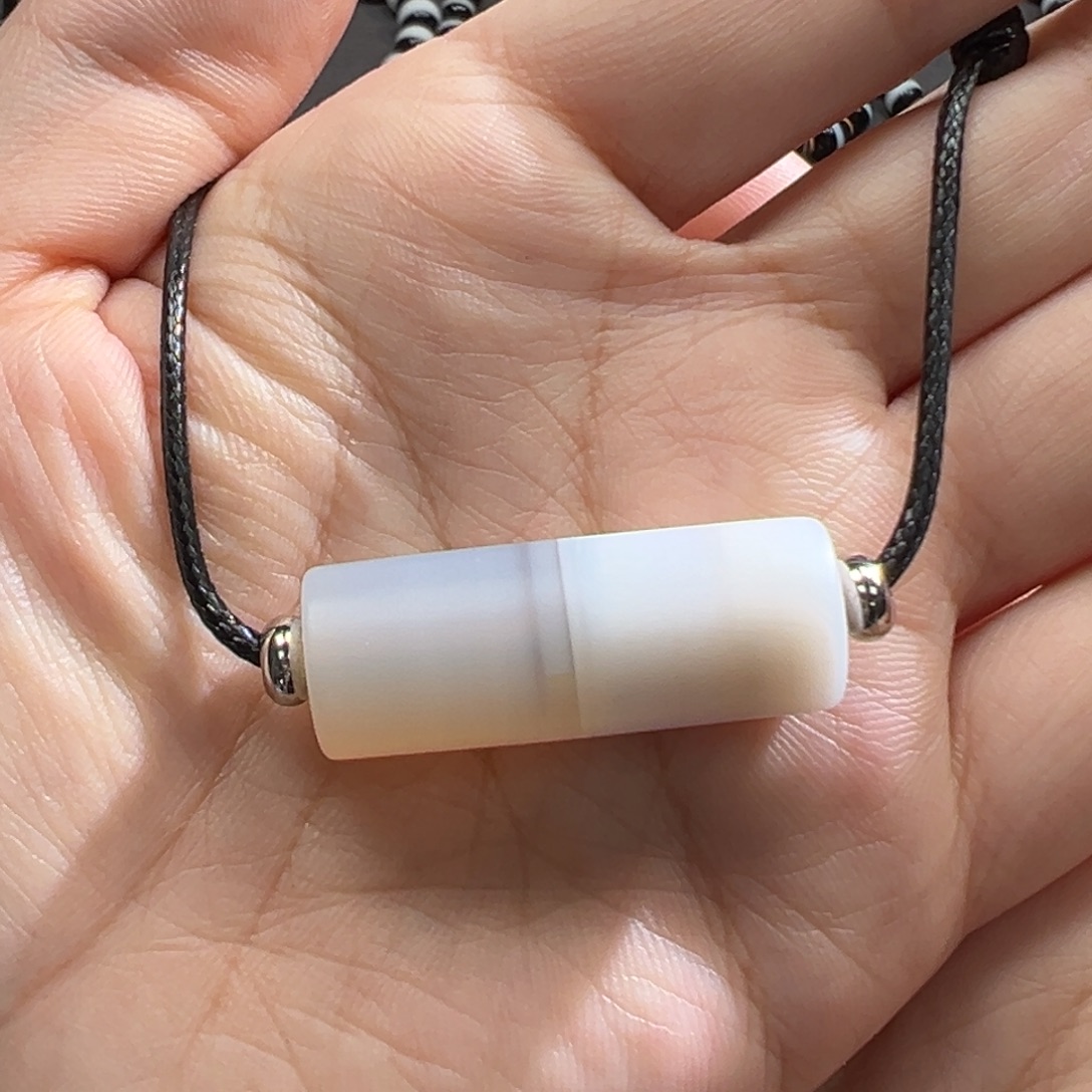 玛瑙/玉髓合金颈饰