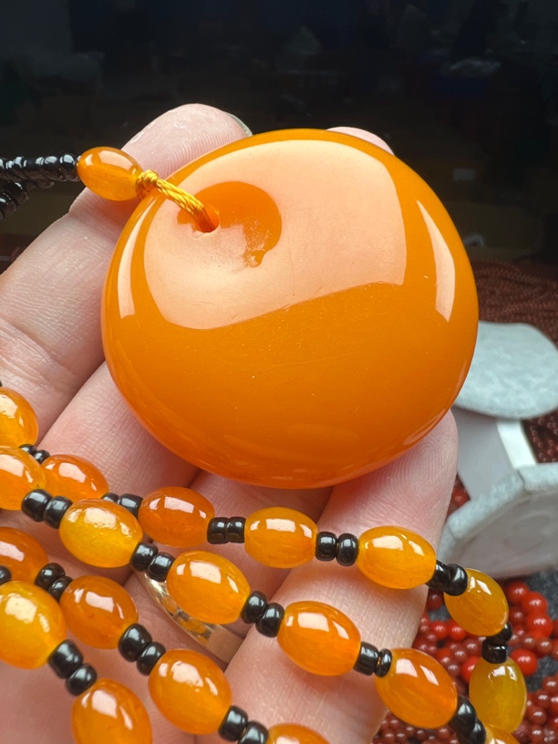 457老腊色毛衣链