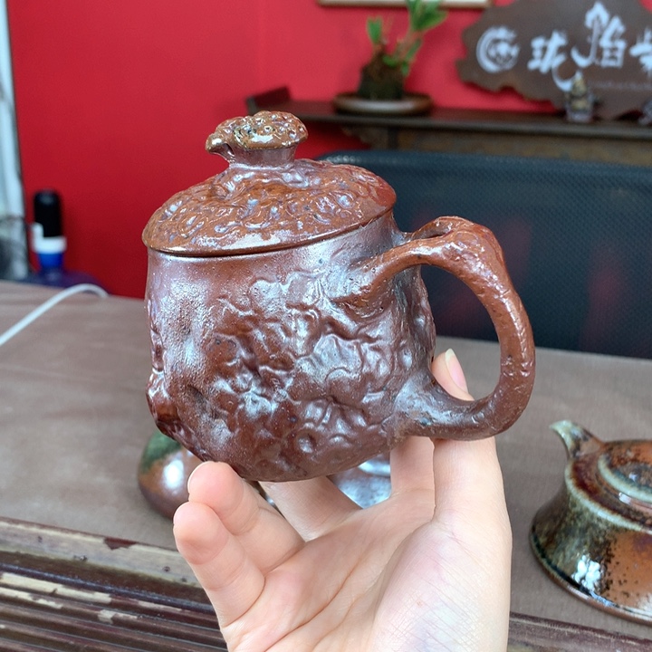 紫砂柴烧纯自然柴烧