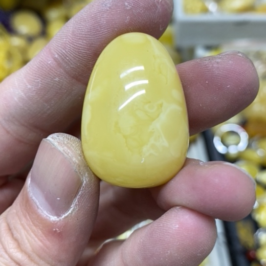 蜜蜡裸石未镶嵌吊坠