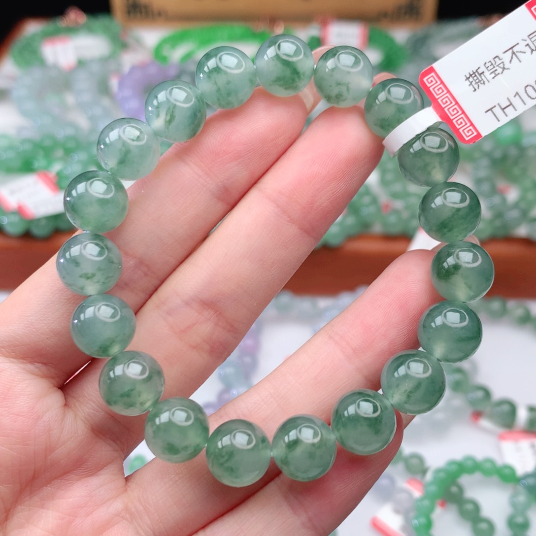 翡翠手链未镶嵌翡翠10mm