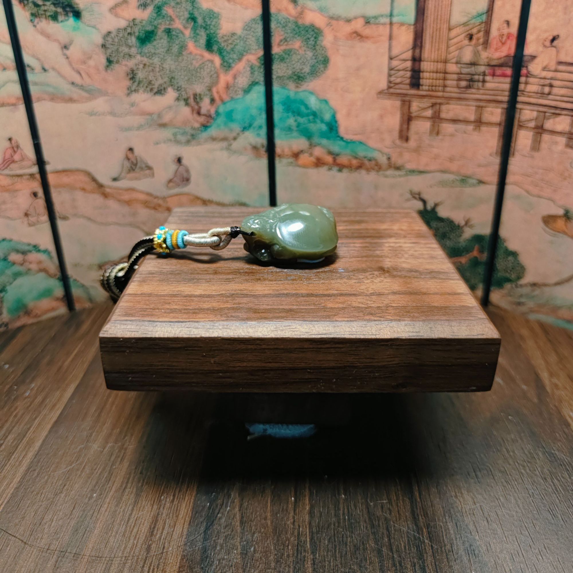 B和田玉龙龟吊坠1460