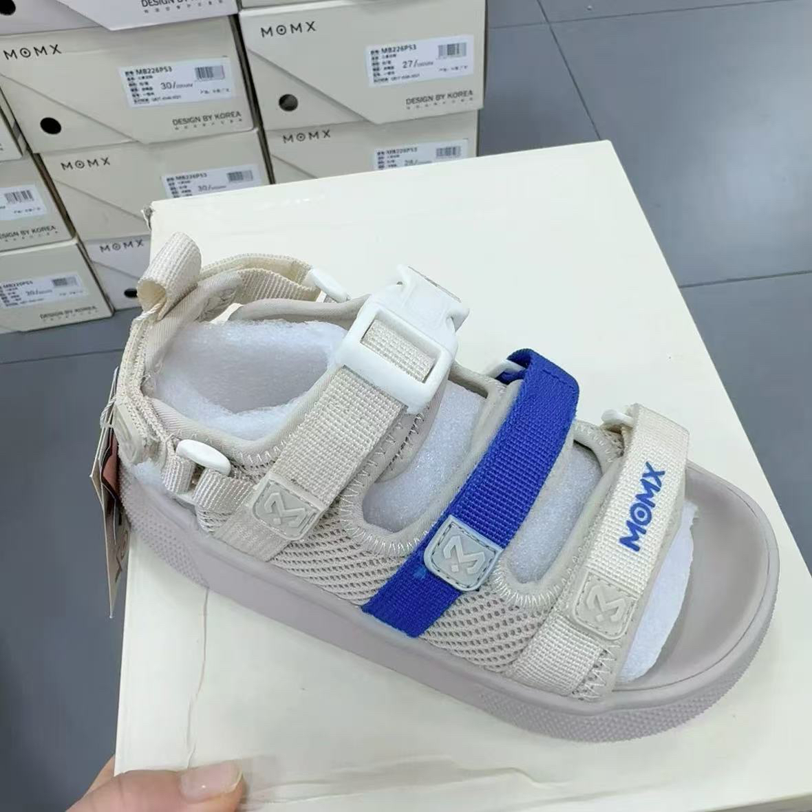 莫莫熙大码凉鞋橡胶发泡底