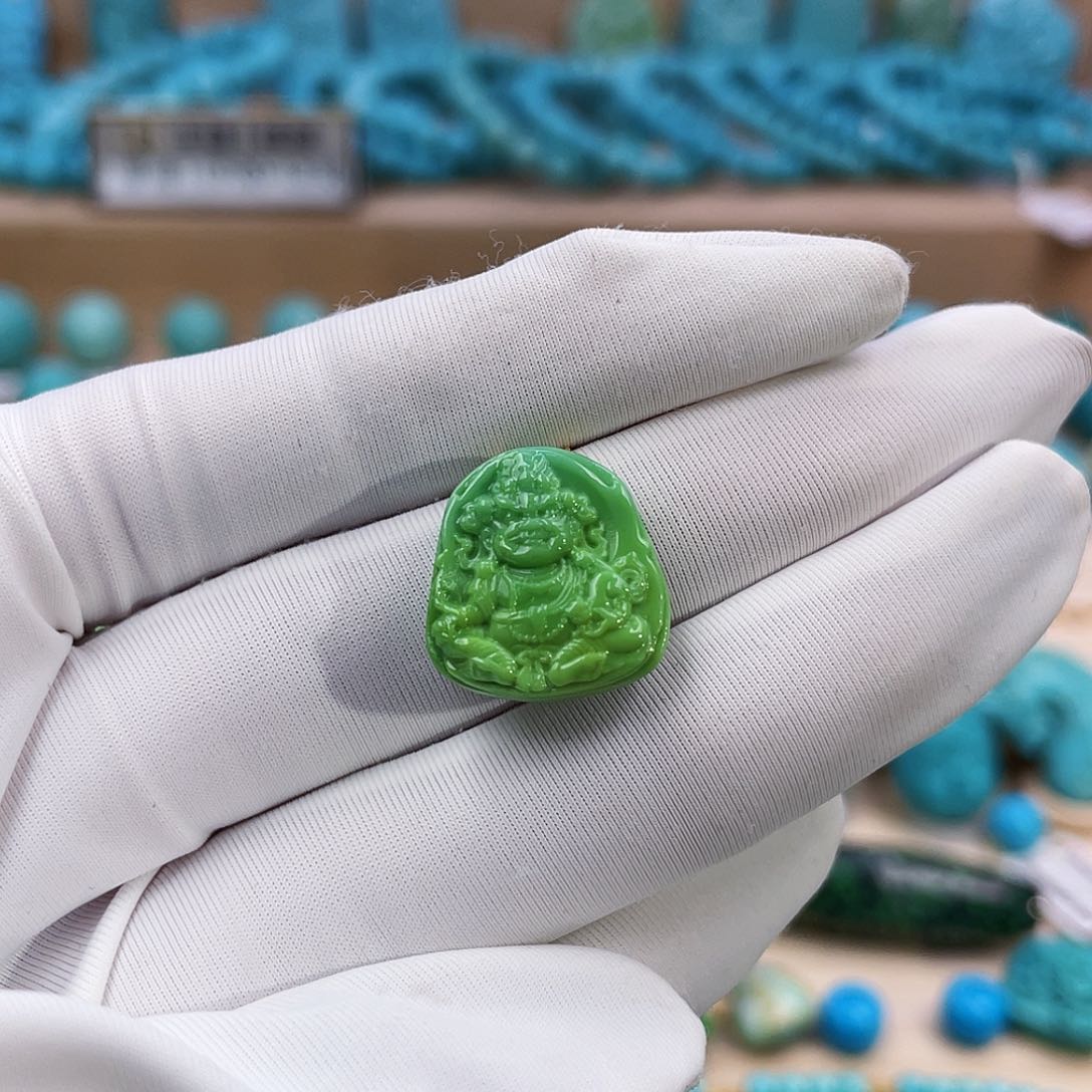 绿松石珠宝奇石未镶嵌