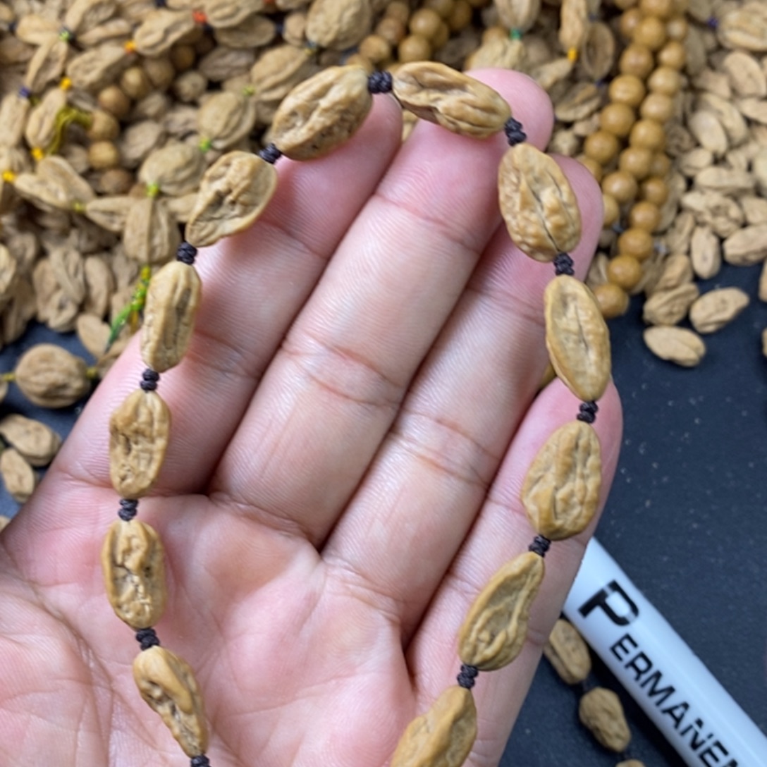 核桃文玩木质核桃手串