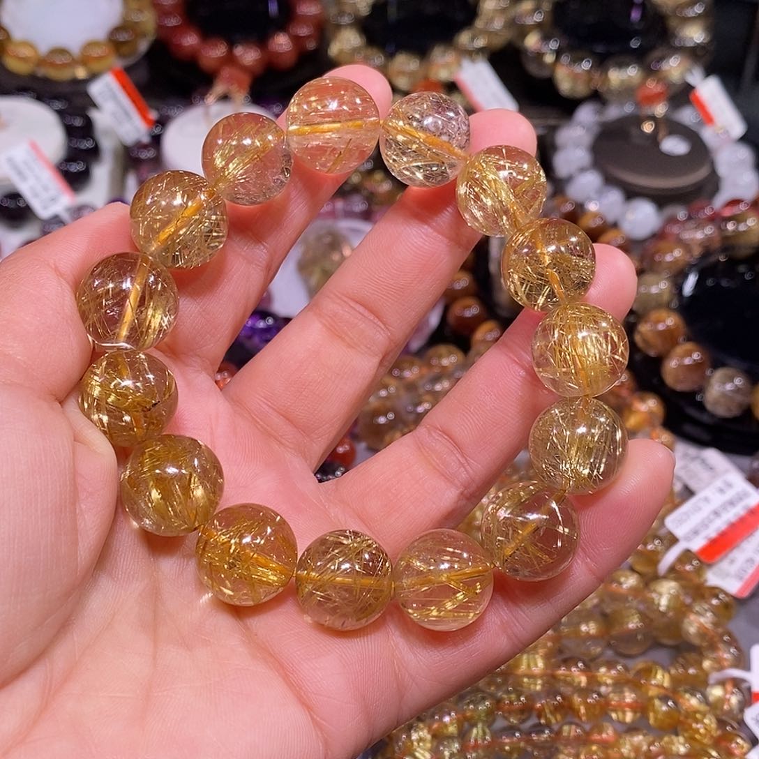 未镶嵌手链水晶金钛晶15