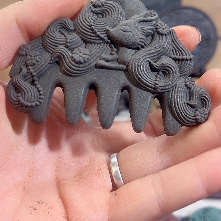 泥塑何首乌香方香梳微瑕福利价