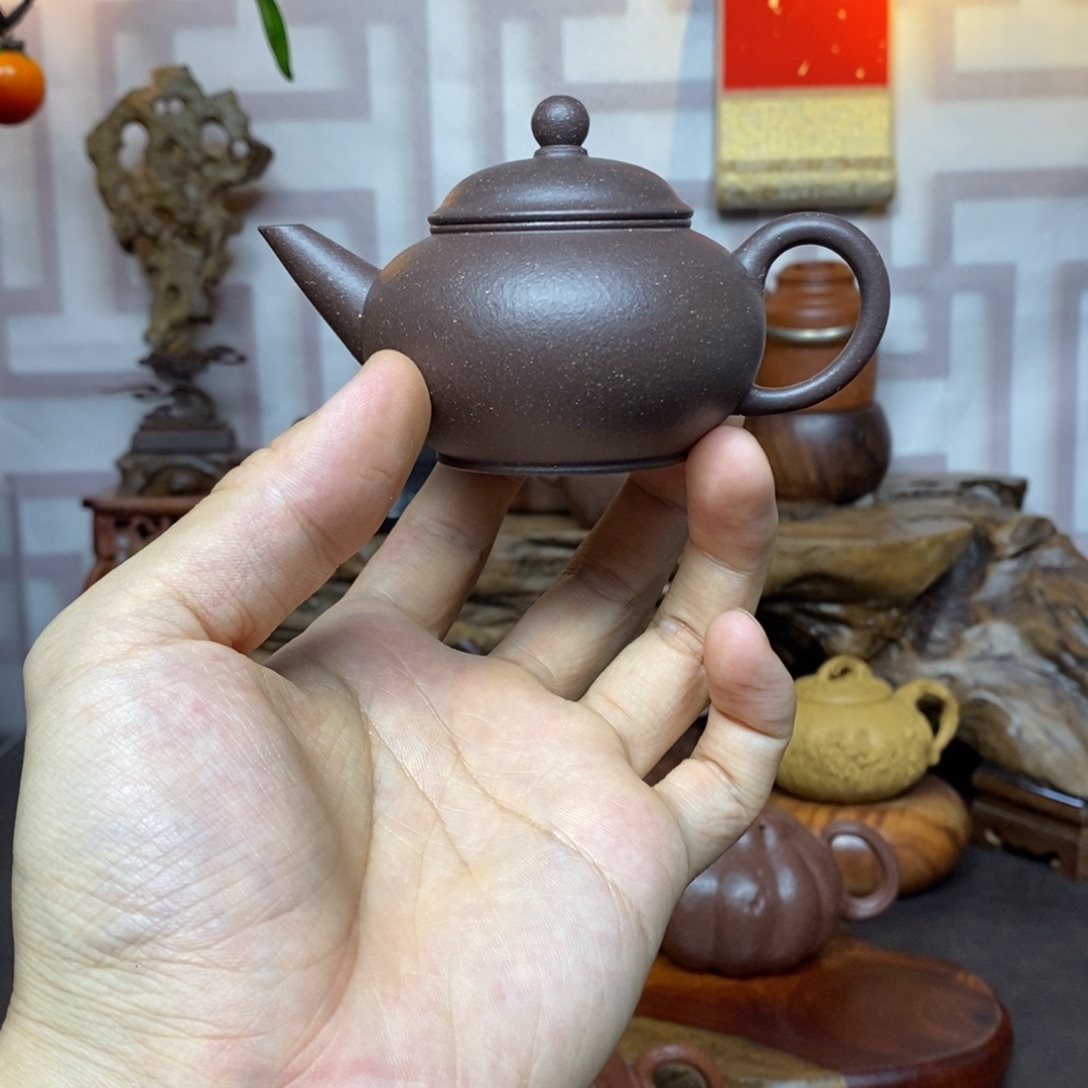 茶壶紫砂紫砂茶具天青水平