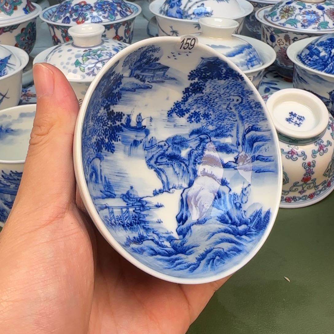 彦祖纯手工手绘茶具159