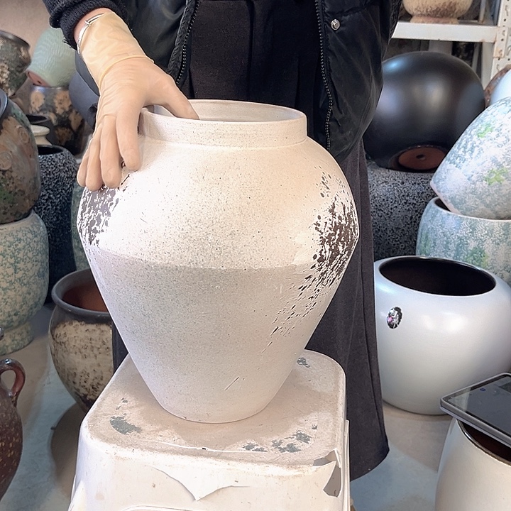 正品口17高32花盆……