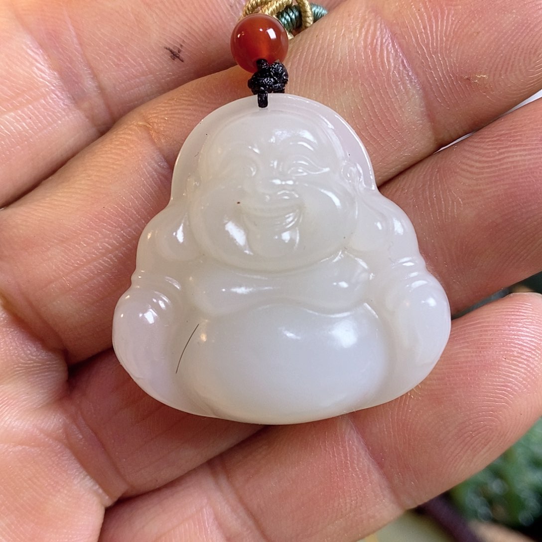 和田玉（糖玉）颈饰未镶嵌