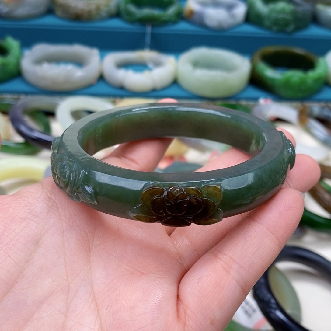 和田玉手镯58.9未镶嵌