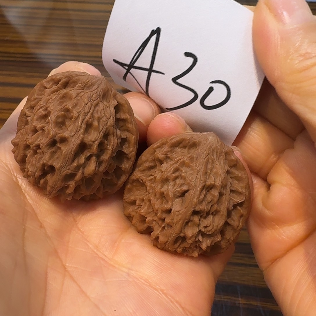 把件文玩核桃35平顶