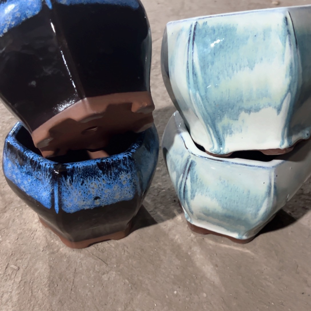 红陶瑕疵12-12四个