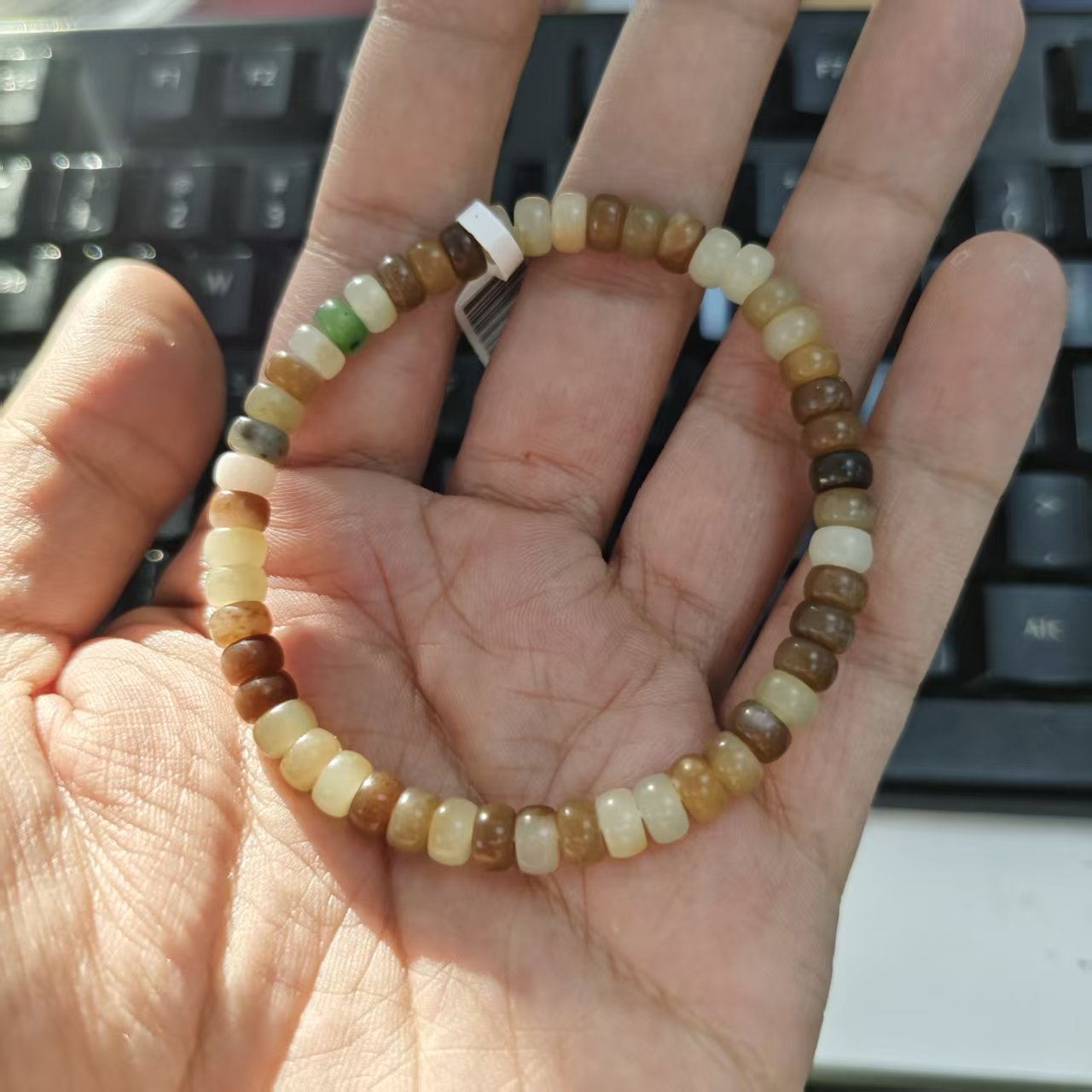 【德巧家】和田玉多宝单圈手串