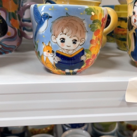 炉景德镇釉下手绘陶瓷 