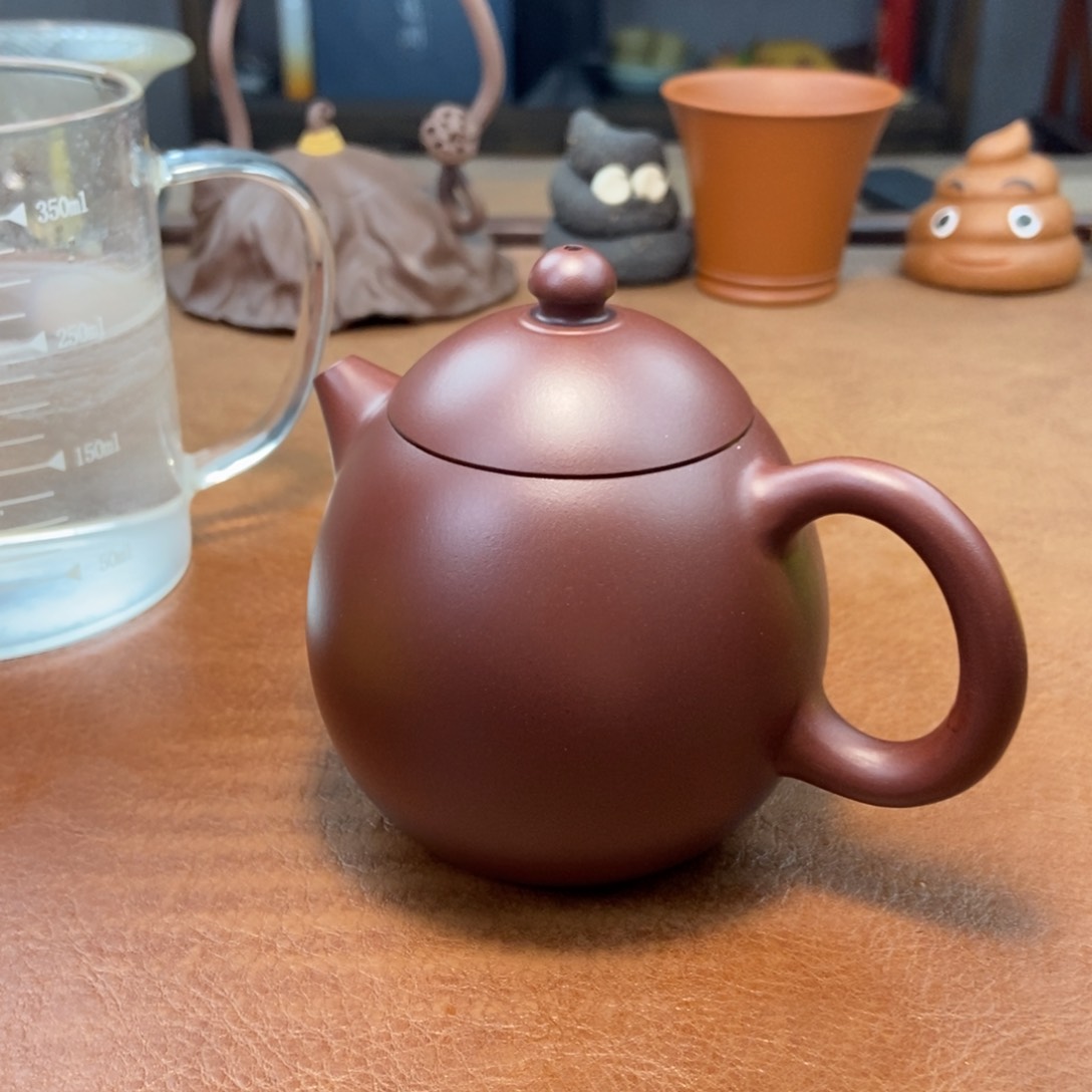 紫砂茶壶土***瓜龙蛋紫砂壶