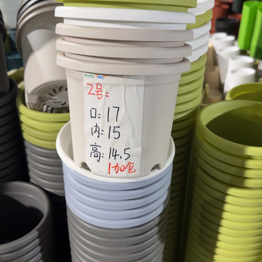 四季2#口径17无拖灰白6个