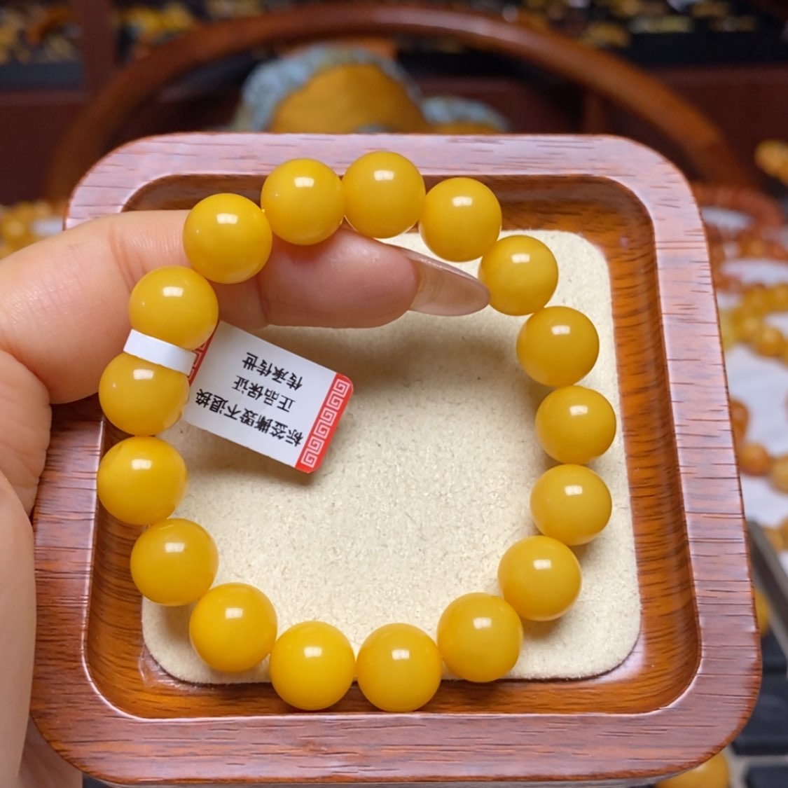 【闪购商品】蜜蜡手链未镶嵌手串