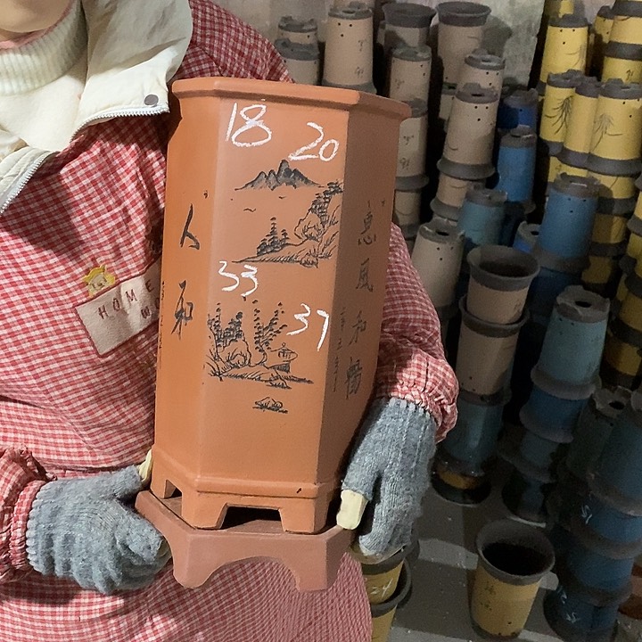 紫砂花盆紫砂花盆