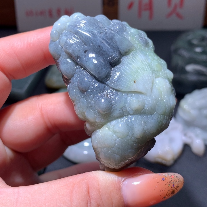 翡翠未镶嵌颈饰保真天然A货翡翠