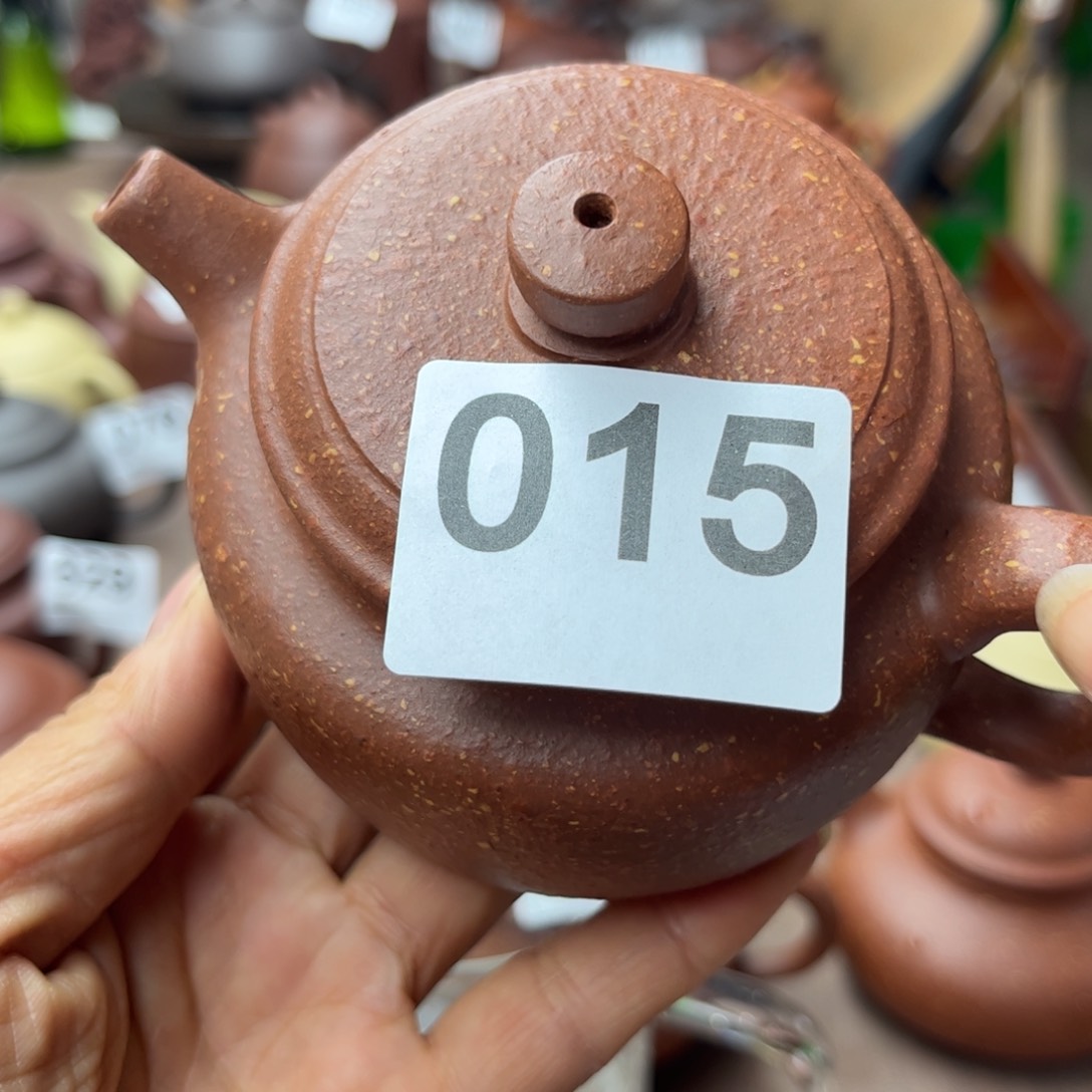 紫砂茶壶降坡泥半手220cc