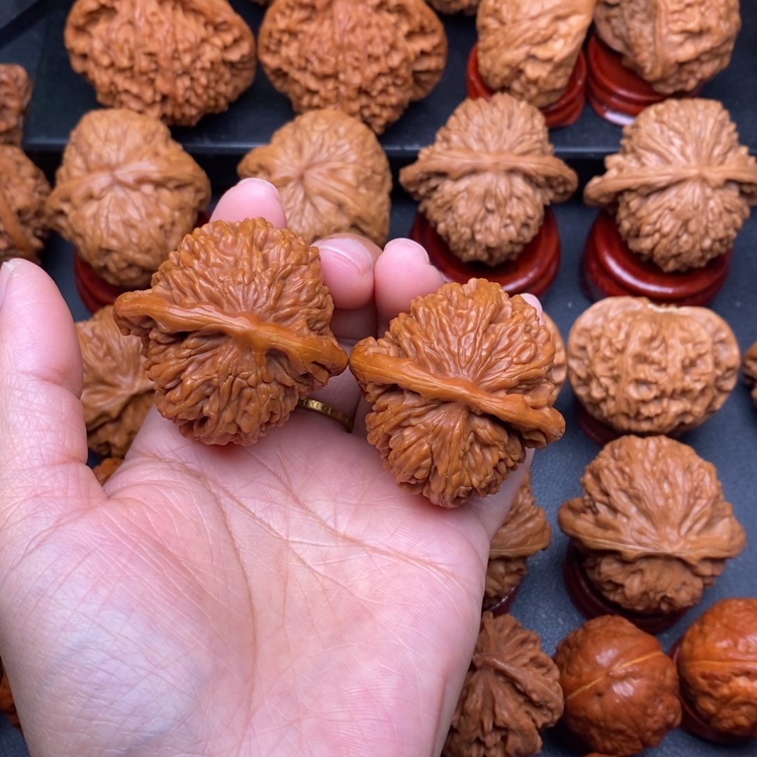 把件文玩核桃42四座楼