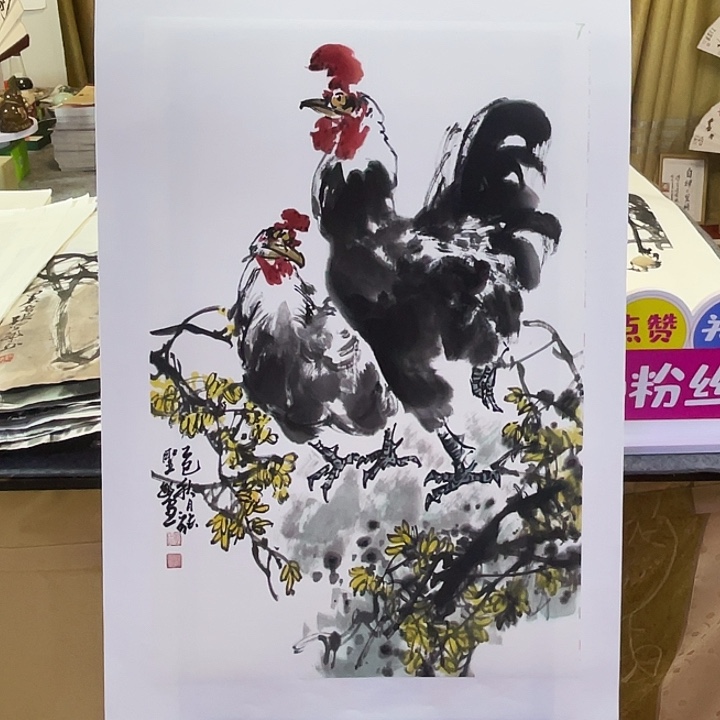 国画张圣敏先生纯手绘作品