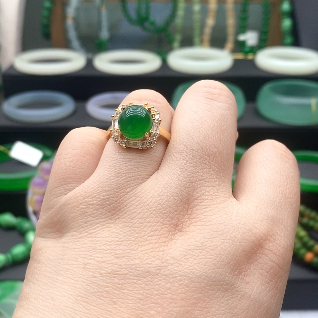 珐琅非金属精美戒圈圈口可调节