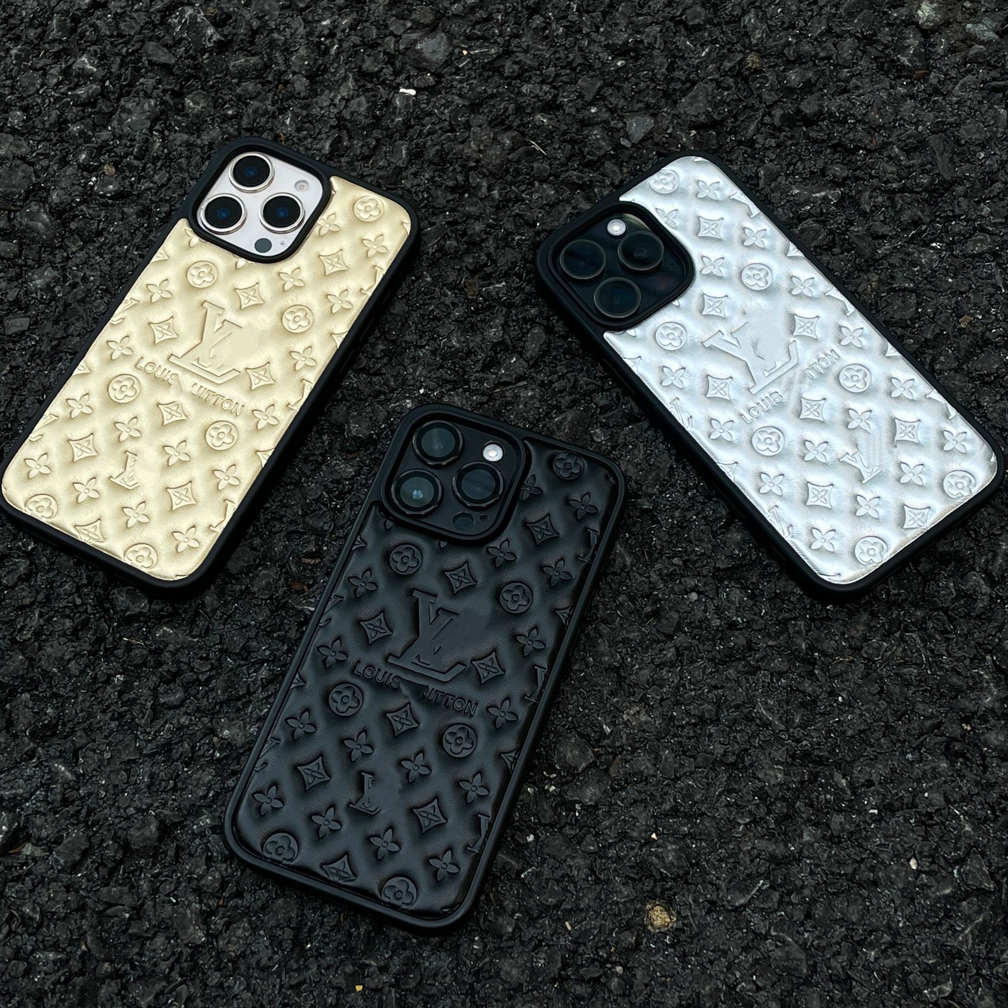 潮酷皮纹高级质感适用iPhone15promax苹果16手机壳软边14磨砂13p