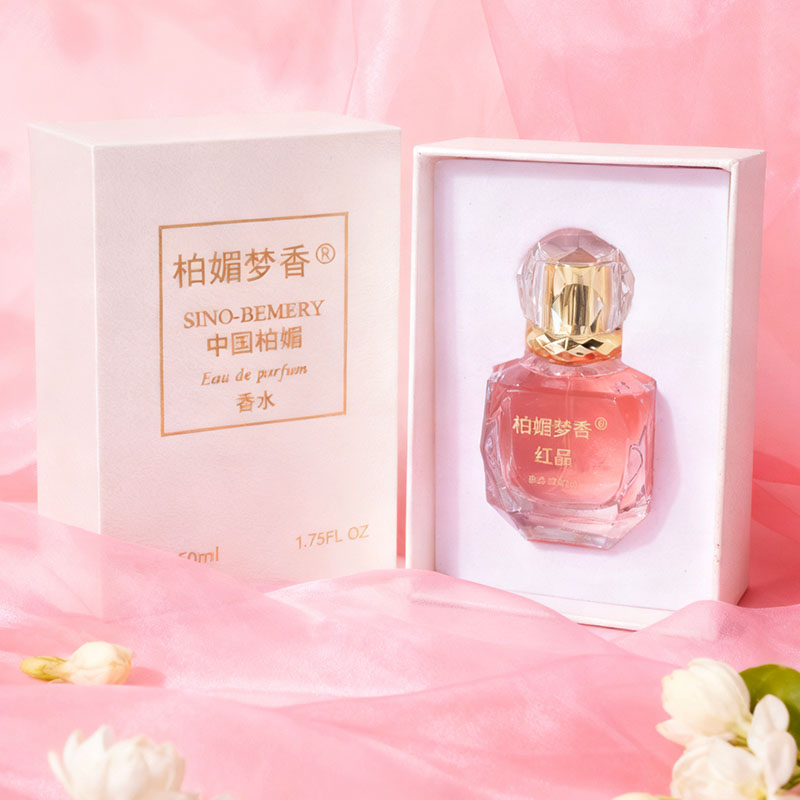 柏媚梦香粉色邂逅女士香水红色持久留香清新淡香