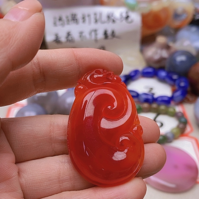 【闪购商品】未镶嵌玛瑙/玉髓珠宝半成品小*子